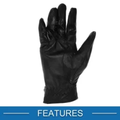 Unique Bargains Motorcycle Gloves Breathable Full Finger Gloves Black 1 Pair -Futuro Brand GUEST 56a9a9f5 29a5 4568 b56f 60de3ae50511