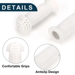 Unique Bargains Child Bike Handlebar Grips Covers 3.94" White 1 Pair -Futuro Brand GUEST 571f6505 8b73 4a5b 9d01 c307d374a560