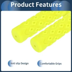 Unique Bargains Bike Handlebar Grips Covers 4.72" Yellow 1 Pair -Futuro Brand GUEST 572030a2 c22d 478b bc01 1bc1f361f5a1