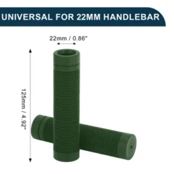 Unique Bargains Bike Handlebar Grips Covers 4.92" Long Green 1 Pair -Futuro Brand GUEST 57589bda e5ea 4bfd b79f ed582b4af840