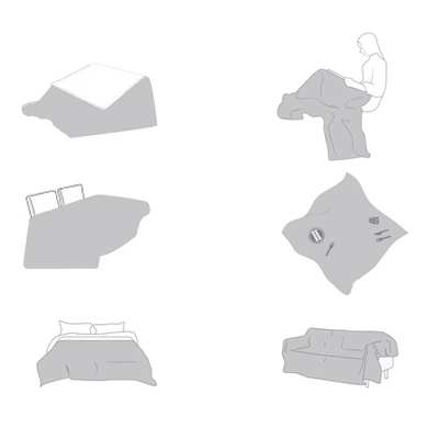 Unique Bargains 30% Cotton 70% Polyester Camping Necessities Picnic Blanket 1 Pc 2 Unique Bargains 30% Cotton 70% Polyester Camping Necessities Picnic Blanket 1 Pc - Image 2