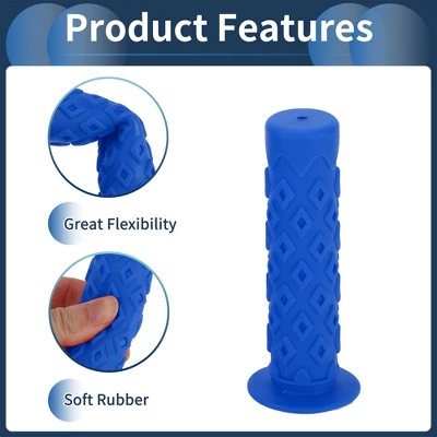 Unique Bargains Bike Handlebar Grips Covers 4.72" Length Blue 1 Pair 3 Unique Bargains Bike Handlebar Grips Covers 4.72" Length Blue 1 Pair - Image 3