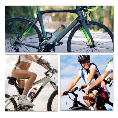 Unique Bargains Double Side Bicycle Water Coffee Drink Cup Bottle Holder Cage Rack Multicolor 2 Unique Bargains Double Side Bicycle Water Coffee Drink Cup Bottle Holder Cage Rack Multicolor - Image 2