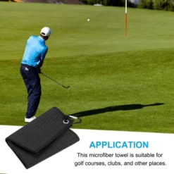 Unique Bargains Super Absorbent Waffle Pattern Tri-Fold Microfiber Golf Towels With D Clips 8 Unique Bargains Super Absorbent Waffle Pattern Tri-Fold Microfiber Golf Towels With D Clips -Futuro Brand GUEST 5c505063 370e 40eb 9e2d a5ece73f913b