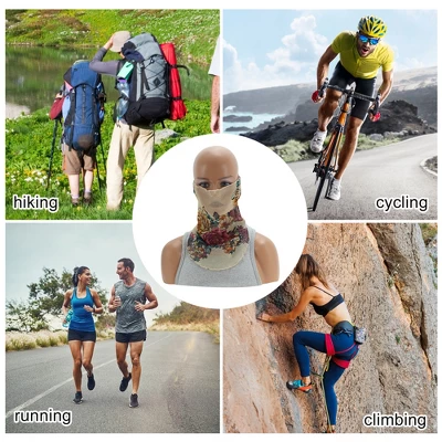 Unique Bargains Leopard Print Earloop Neck Gaiter 1 Pc 2 Unique Bargains Leopard Print Earloop Neck Gaiter 1 Pc - Image 2