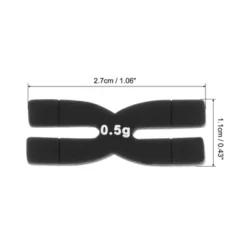 Unique Bargains Silicone Adjustable Vibration Dampeners H Badminton Racket Weight Balance Strip 0.5g 10 Pcs