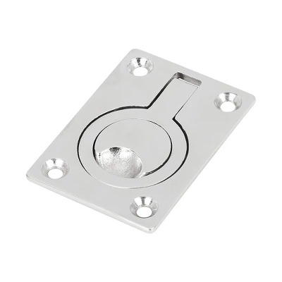 Unique Bargains 316 Stainless Steel 62x44mm Boat Floor Locker Hatch Lift Flush Ring Pull Handles 7 Unique Bargains 316 Stainless Steel 62x44mm Boat Floor Locker Hatch Lift Flush Ring Pull Handles - Image 7