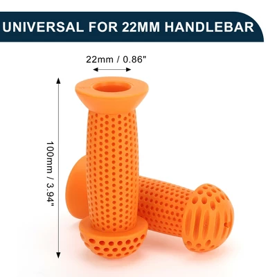 Unique Bargains Child Bike Handlebar Grips Covers 3.94" Orange 1 Pair 4 Unique Bargains Child Bike Handlebar Grips Covers 3.94" Orange 1 Pair - Image 4