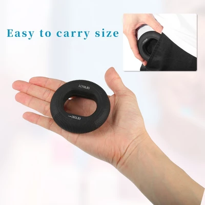 Unique Bargains Silicone Hand Grip Circle Adjustable Strength Grip 70-80LBS 2 Unique Bargains Silicone Hand Grip Circle Adjustable Strength Grip 70-80LBS - Image 2