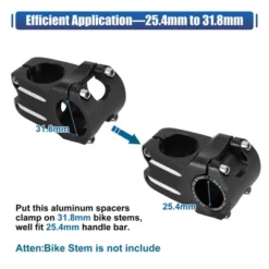 Unique Bargains Bike Handlebar Shim Handlebar Shim Spacer Stem Size Reduce Black 2 Pairs -Futuro Brand GUEST 5ee67762 1ba3 43b7 9ded fdf1334f87cc