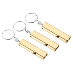 Unique Bargains Aluminum Alloy Camping Hiking Boating Survival Signal Double Tubes Whistles 3 Pcs -Futuro Brand GUEST 5f5b5d40 9f69 4efc ad7b 6e2f932ab6f0