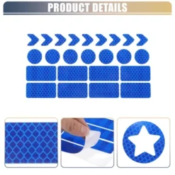 Unique Bargains Bicycle Motorbike Reflective Safety Warning Tape Outer Reflective Strip Multi-purpose PET 42pcs -Futuro Brand GUEST 5f5f3b7a 6a68 47be 9db9 d07f51c00539