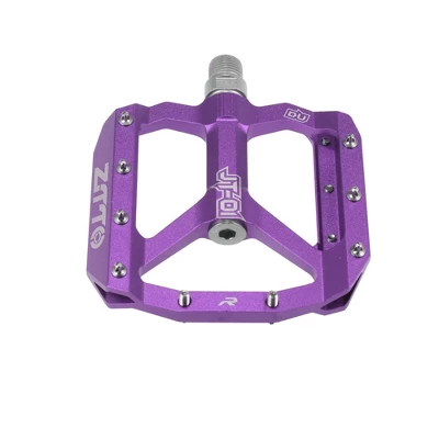 Unique Bargains Non-Slip Pedals Platform Flat Bicycle Pedals 9/16" For Road Bikes MTB Mountain Bike Purple 1 Pair 5 Unique Bargains Non-Slip Pedals Platform Flat Bicycle Pedals 9/16" For Road Bikes MTB Mountain Bike Purple 1 Pair - Image 5