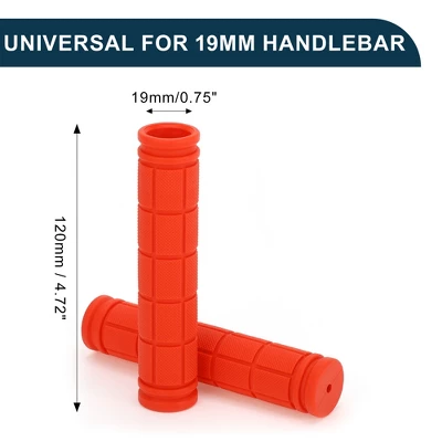 Unique Bargains Bike Handlebar Grips Covers 4.72" Length Orange 1 Pair 4 Unique Bargains Bike Handlebar Grips Covers 4.72" Length Orange 1 Pair - Image 4