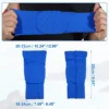 Unique Bargains 2pcs Elbow Brace Support Sleeve Elbow Pad Sleeve For Women Men Blue Blue, L Size