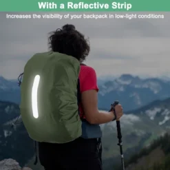 Unique Bargains Waterproof Backpack Rain Cover With A Vertical Reflective Strap For Hiking/Biking 1 Pc -Futuro Brand GUEST 619fa0a5 d434 461f a739 520d794d0ce9