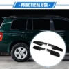 Unique Bargains Car Roof Rack Side Rails End Cover Cap Compatible For Toyota Highlander 2001-2007 Black 4pcs
