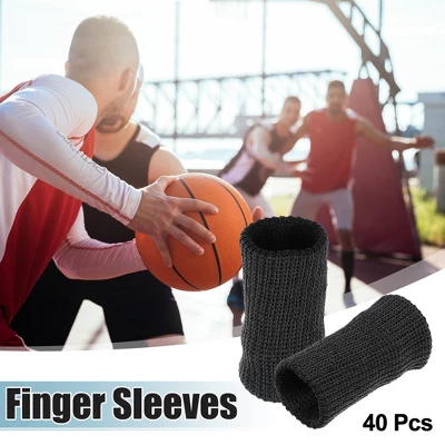 Unique Bargains Breathable Finger Sleeves Thumb Braces Support Elastic Compression Protectors For Relaxing Pain 40pcs 1 Unique Bargains Breathable Finger Sleeves Thumb Braces Support Elastic Compression Protectors For Relaxing Pain 40pcs