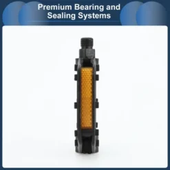 Unique Bargains Cycling Bike Pedal 9/16" Spindle Lightweight Plastic Bicycle Flat Pedal For Mountain BMX MTB Bike Black -Futuro Brand GUEST 6289ade0 54bb 47ae 9b37 36149cdc11fb