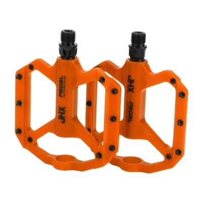 Unique Bargains Cycling Bike Pedal 9/16" Spindle Nylon For Road Mountain BMX MTB Bike Orange 6 Unique Bargains Cycling Bike Pedal 9/16" Spindle Nylon For Road Mountain BMX MTB Bike Orange - Image 6