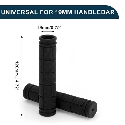Unique Bargains Bike Handlebar Grips Covers 4.72" Black 1 Pair 4 Unique Bargains Bike Handlebar Grips Covers 4.72" Black 1 Pair - Image 4