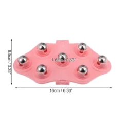 Unique Bargains Neck Shoulder PVC POM Seven Carbon Steel Balls Handheld Massager Pink Silver Tone 1 Pcs -Futuro Brand GUEST 6403a52f 9649 4e45 852a 1fa61c2cceb4