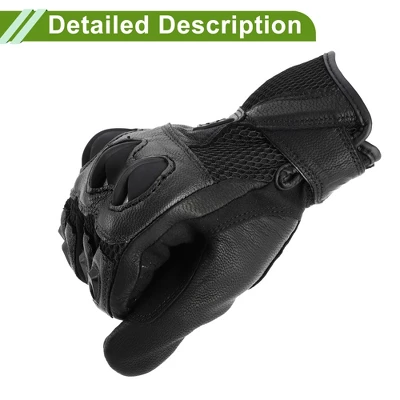 Unique Bargains Motorcycle Full Finger Gloves 1 Pair 4 Unique Bargains Motorcycle Full Finger Gloves 1 Pair - Image 4