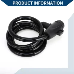 Unique Bargains Bike Lock With Key Bicycle Padlock Cable Lock Spiral Lock Cable Lock Black 1 Set 9 Unique Bargains Bike Lock With Key Bicycle Padlock Cable Lock Spiral Lock Cable Lock Black 1 Set -Futuro Brand GUEST 650dfbc1 13e8 4e0f a36a 939b773803f4