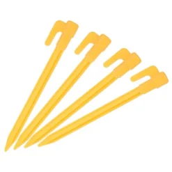 Unique Bargains Plastic Windproof Camping Tent Stakes Ground Pegs With Hook Yellow -Futuro Brand GUEST 65dfec14 942c 49b0 85f8 57806a070cfe