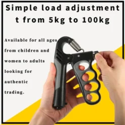 Unique Bargains Hand Grip Trainers Adjustable Strength For Muscle Building