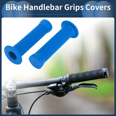 Unique Bargains Bike Handlebar Grips Covers 5.12" Blue 1 Pair 1 Unique Bargains Bike Handlebar Grips Covers 5.12" Blue 1 Pair