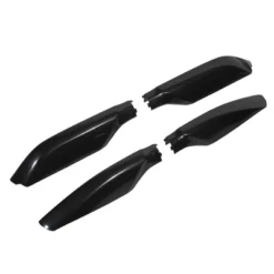 Unique Bargains Roof Rack Bar Rail End Protection Cover Shell For Toyota Land Cruiser Prado Plastic Black 1 Set -Futuro Brand GUEST 66e436dd d447 4119 9434 71c00906e36a