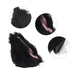 Unique Bargains Cat Ears Shape For Helmet Decor Accessory Black Pink 1 Pair -Futuro Brand GUEST 675df1b1 98fc 4d31 ad1f f9404d7abbcf