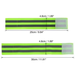 Unique Bargains Reflective Bands For Wrist Ankle Reflective Wristbands Slaps High Visibility Night Riding Reflector Tape Straps Bracelet Green 4 Pcs -Futuro Brand GUEST 679e527a d3a2 479c 8bfe 583354ccd7ac