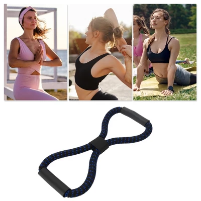 Unique Bargains Durable 8-Shaped Yoga Stretch Band 13.78"x5.51" 1 Pc 1 Unique Bargains Durable 8-Shaped Yoga Stretch Band 13.78"x5.51" 1 Pc