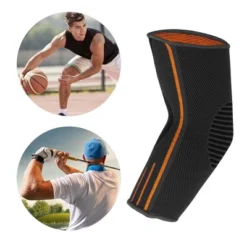Unique Bargains Thickened Elbow Protection Elbow Pads Tightening Breathable Elbow Pads For Sports 1 Pair