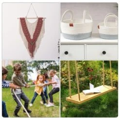 Unique Bargains Craft Railings Home Decor Tug Of War Cotton Soft Elastic Washable Rope 1 Pc -Futuro Brand GUEST 6854a764 e337 4d31 8ff6 d68e1b21b25b