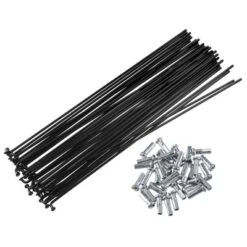 Unique Bargains Bicycle Steel Spokes 14G Bike Spoke With Nipples Black 40 Pcs -Futuro Brand GUEST 68a9e93e 97b5 4d6c 81c4 138490868a49