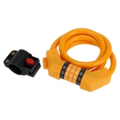 Unique Bargains Bike Lock Extended Bicycle Padlock Cable Resettable 5 Digit Bike Lock Orange Set -Futuro Brand GUEST 6961f275 4492 46f5 80a9 a1740d46d4ab