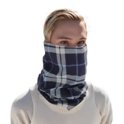 Unique Bargains Sunscreen Grid Pattern Face Scarf Mask Blue Gray 1 Pc -Futuro Brand GUEST 696d8955 6505 409c 9191 4dc5894081b6