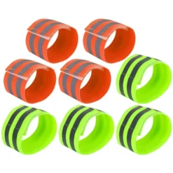 Unique Bargains Reflective Bands Orange Green 8 Pcs -Futuro Brand GUEST 69a556e7 0f05 4c83 ac4c 629ae028cb1d