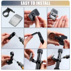 Unique Bargains Bicycle Warning Reflector Safety Reflectors Bike Accessories Plastic -Futuro Brand GUEST 69f851ae ae86 4d54 950e a922503c794c