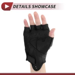 Unique Bargains Motorcycle Half Finger Gloves Black 1 Pair -Futuro Brand GUEST 6b7aef4e b57e 4372 98fb 3e1952bddf86