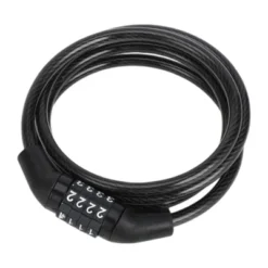 Unique Bargains Bicycle Lock Security Cable Lock 4 Digit Combination Chain Bike Lock Black -Futuro Brand GUEST 6b88a41c 3dd4 44da 8a5d b18f1536d1b6