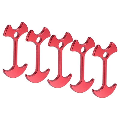 Unique Bargains Deck Pegs Aluminium Alloy Tent Stakes Rope Hook Tensioner For Camping Outdoor Plank Board 1 Unique Bargains Deck Pegs Aluminium Alloy Tent Stakes Rope Hook Tensioner For Camping Outdoor Plank Board