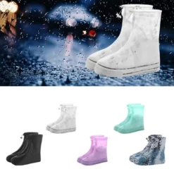 Unique Bargains Reusable Waterproof Shoe Covers Non-Slip For Men Women Easy To Clean Portable 1 Pair -Futuro Brand GUEST 6cb95dd6 4f8c 4072 a4f2 b7ec471a98fe