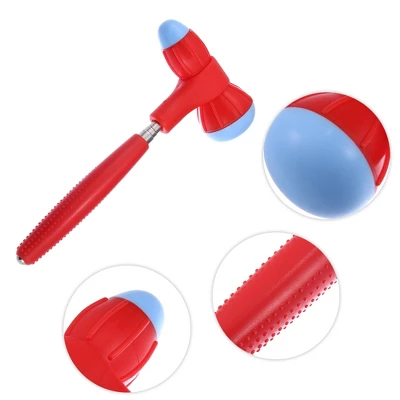 Unique Bargains Neck Shoulder ABS Stainless Steel Two Trigger Points Body Massager Red Blue Silver Tone 1 Pcs 2 Unique Bargains Neck Shoulder ABS Stainless Steel Two Trigger Points Body Massager Red Blue Silver Tone 1 Pcs - Image 2