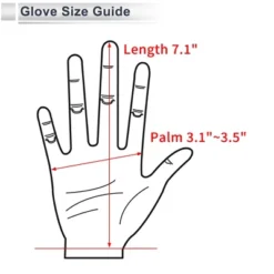 Unique Bargains Motorcycle Full Finger Gloves Outdoor 1 Pair -Futuro Brand GUEST 6d6a4306 bcad 42d4 bb10 ffaf7bcad927