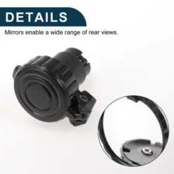 Bike Rearview Mirror 4.4x4cm Adjustable | Front Handlebar Bike Mirror Black With Mounting Accessories For Bicycle Mountain Road Bike 1 Set 8 Bike Rearview Mirror 4.4x4cm Adjustable | Front Handlebar Bike Mirror Black With Mounting Accessories For Bicycle Mountain Road Bike 1 Set -Futuro Brand GUEST 6e44626d 7027 4b06 8241 4dfe0e1b17f9