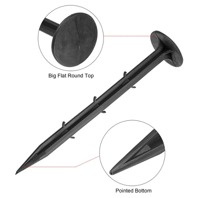 Unique Bargains Plastic Landscape Spikes For Holding Fabric Lawn Edging 2 Unique Bargains Plastic Landscape Spikes For Holding Fabric Lawn Edging - Image 2